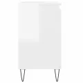 Armoire de bain blanc brillant 58x33x60 cm bois d'ingénierie