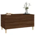 Table basse Chêne marron 90x44,5x45 cm Bois d'ingénierie