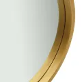Miroir mural avec sangle 40 cm Doré