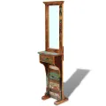 Miroir de couloir Bois de récupération massif 47 x 23 x 180 cm