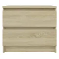 Table de chevet Chêne sonoma 50x39x43,5 cm Aggloméré