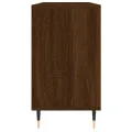 Armoire salle de bain chêne marron 80x33x60cm bois d'ingénierie