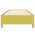 Cadre de lit Vert 90x190 cm Tissu