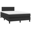 cadre de lit matelas Noir 120x200 cm Similicuir
