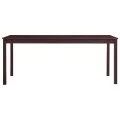 Table de salle à manger Marron foncé 180 x 90 x 73 cm Pin