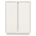 Buffet Blanc 60x35x80 cm Bois massif de pin