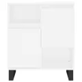 Buffet Blanc 60x35x70 cm Bois d'ingénierie