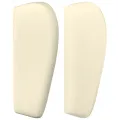 Tête de lit avec oreilles Crème 103x23x78/88 cm Similicuir