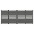 Tête de lit murale Gris 206x3x91,5 cm Bois massif de pin