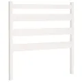 Tête de lit Blanc 106x4x100 cm Bois massif de pin