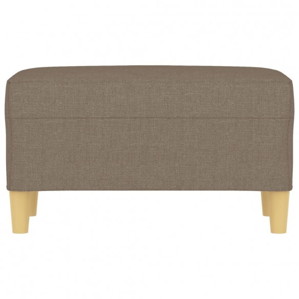 Banc Taupe 70x35x41 cm Tissu