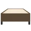 Cadre de lit Marron foncé 80x200 cm Tissu