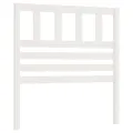 Tête de lit Blanc 81x4x100 cm Bois massif de pin