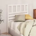 Tête de lit Blanc 81x4x100 cm Bois massif de pin