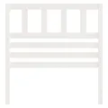 Tête de lit Blanc 81x4x100 cm Bois massif de pin