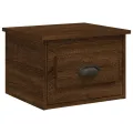 Tables de chevet murales 2 pcs Chêne marron 41,5x36x28 cm