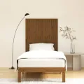Tête de lit murale Marron miel 95,5x3x110 cm Bois massif de pin