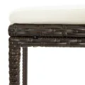 Ensemble de bar 3 pcs Résine tressée Marron