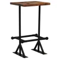 Mobilier de bar 3 pcs Bois de récupération massif Multicolore