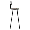 Mobilier de bar 3 pcs Bois de récupération massif Multicolore