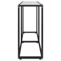 Table console Transparent 140x35x75,5 cm Verre trempé