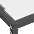 Table console Transparent 140x35x75,5 cm Verre trempé