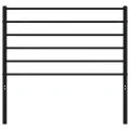 Tête de lit métal noir 75 cm