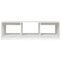Table basse Blanc 110x50x34 cm Bois de pin massif