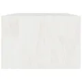 Table basse Blanc 110x50x34 cm Bois de pin massif