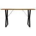 Table de salle à manger 140x80x76cm Bois de récupération massif