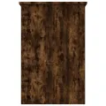Bureau Chêne fumé 100x50x76 cm Bois d'ingénierie