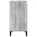 Tables de chevet 2 pcs sonoma gris 40x35x70cm bois d'ingénierie
