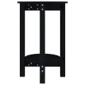 Table basse Noir Ø 40x60 cm Bois massif de pin