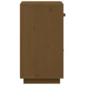 Buffet Marron miel 34x40x75 cm Bois massif de pin