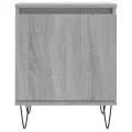 Tables de chevet 2 pcs sonoma gris 40x30x50cm bois d'ingénierie