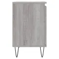 Tables de chevet 2 pcs sonoma gris 40x30x50cm bois d'ingénierie