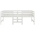 Cadre de lit Blanc 90x200 cm Bois de pin massif