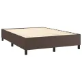 cadre de lit Marron 140x190 cm Similicuir