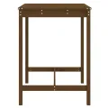 Table de jardin marron miel 82,5x82,5x110 cm bois massif de pin