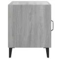 Table de chevet Sonoma gris Bois d'ingénierie