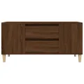 Meuble TV Chêne marron 102x44,5x50 cm Bois d'ingénierie