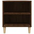 Meuble TV Chêne marron 102x44,5x50 cm Bois d'ingénierie