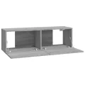 Meubles TV muraux 4 pcs Sonoma gris 100x30x30 cm