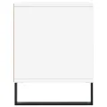 Meuble TV blanc 100x34,5x44,5 cm bois d'ingénierie