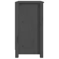 Bibliothèque Gris 50x35x68 cm Bois de pin massif