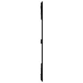 Tête de lit murale Noir 166x3x110 cm Bois massif de pin