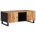 Table basse 100x54x40 cm bois d'acacia solide et d'ingénierie