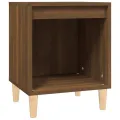 Table de chevet Chêne marron 40x35x50 cm