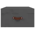Table de chevet murale Gris 40x29,5x22 cm