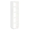 Bibliothèque/Séparateur de pièce Blanc 40x35x167 cm Pin solide